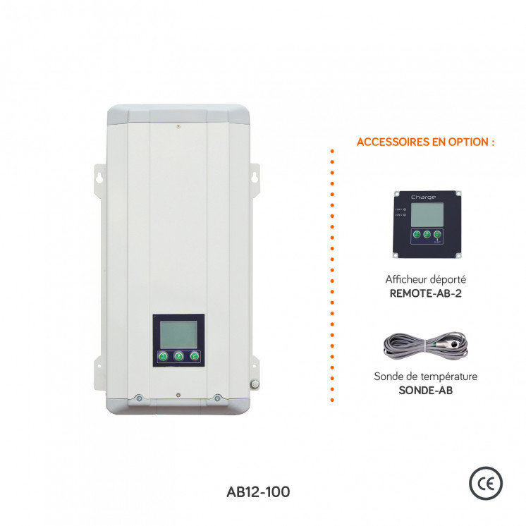 Chargeur AC/DC AB : 12 ou 24Vdc - puissances 20 à 100A