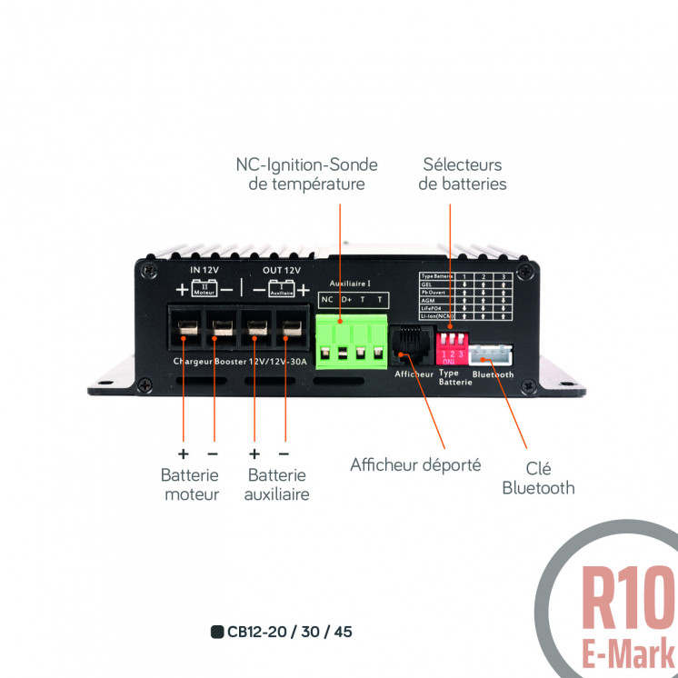 Chargeur booster DC/DC CB