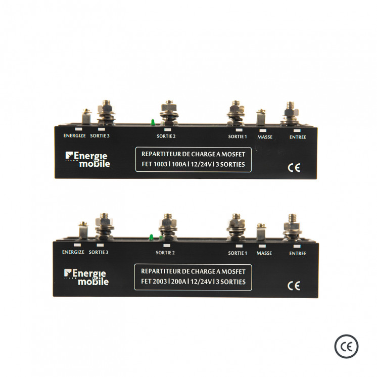 Répartiteur de charge DC/DC FET (12 et 24 V - 100 et 200 Amps)