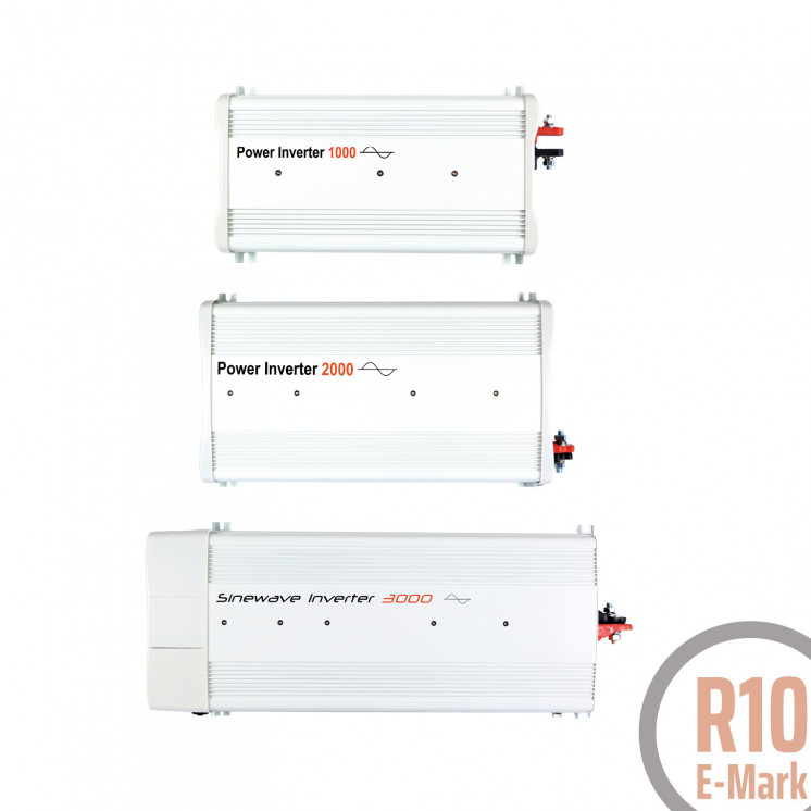 Convertisseur sinusoïdal DC/AC SW: 12 ou 24V-230V-600 à 3000W