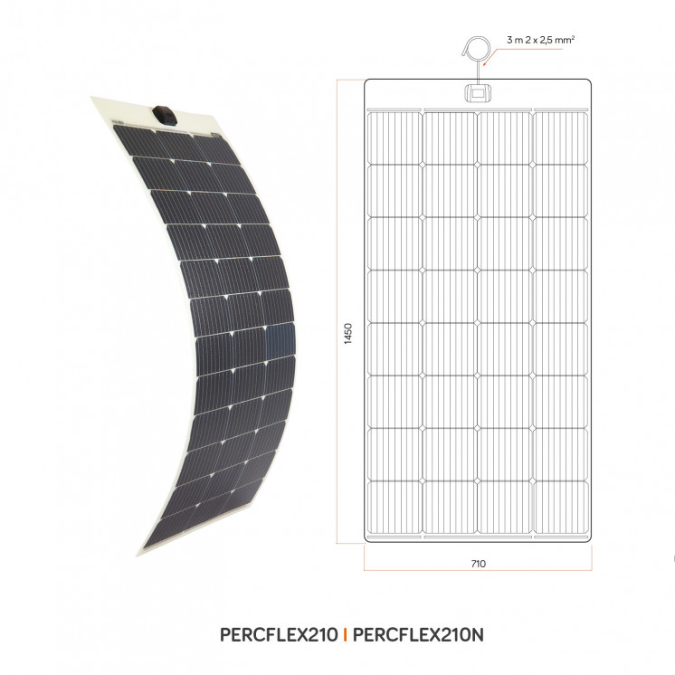 Panneau solaire souple PERC FLEX