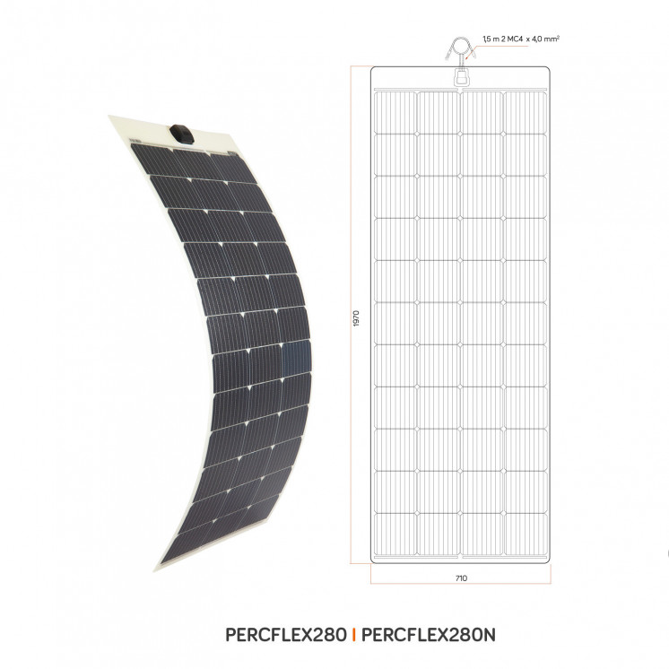 Panneau solaire souple PERC FLEX