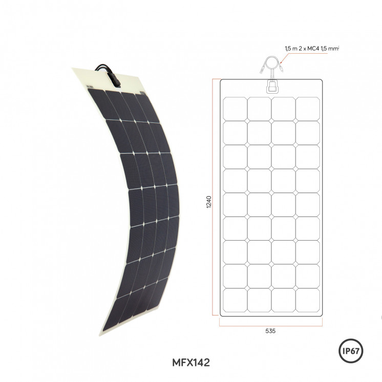 Panneau solaire souple MFX