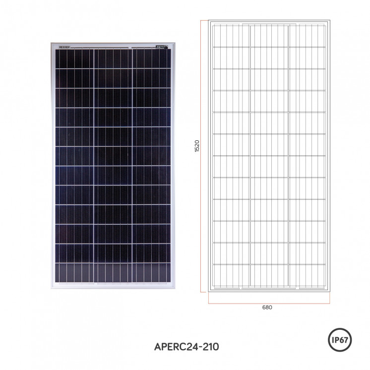 Panneau solaire rigide A PERC