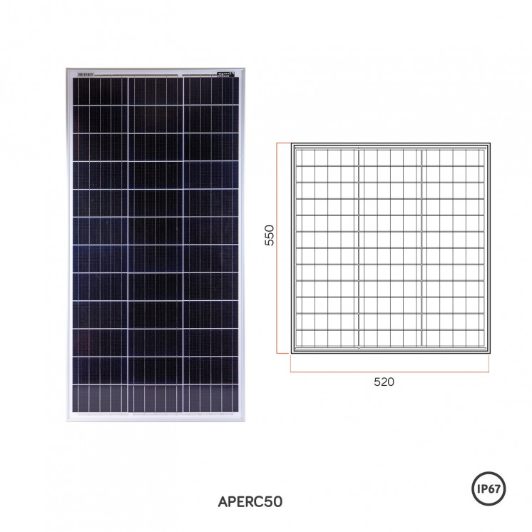 Panneau solaire rigide A PERC