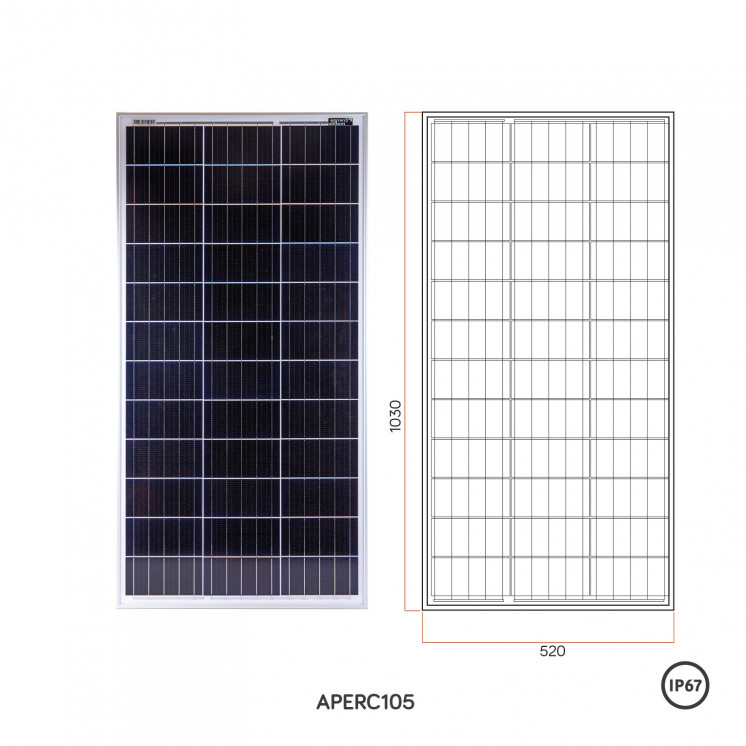 Panneau solaire rigide A PERC