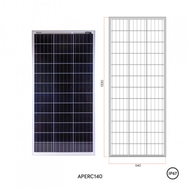 Panneau solaire rigide A PERC