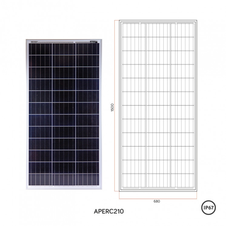 Panneau solaire rigide A PERC