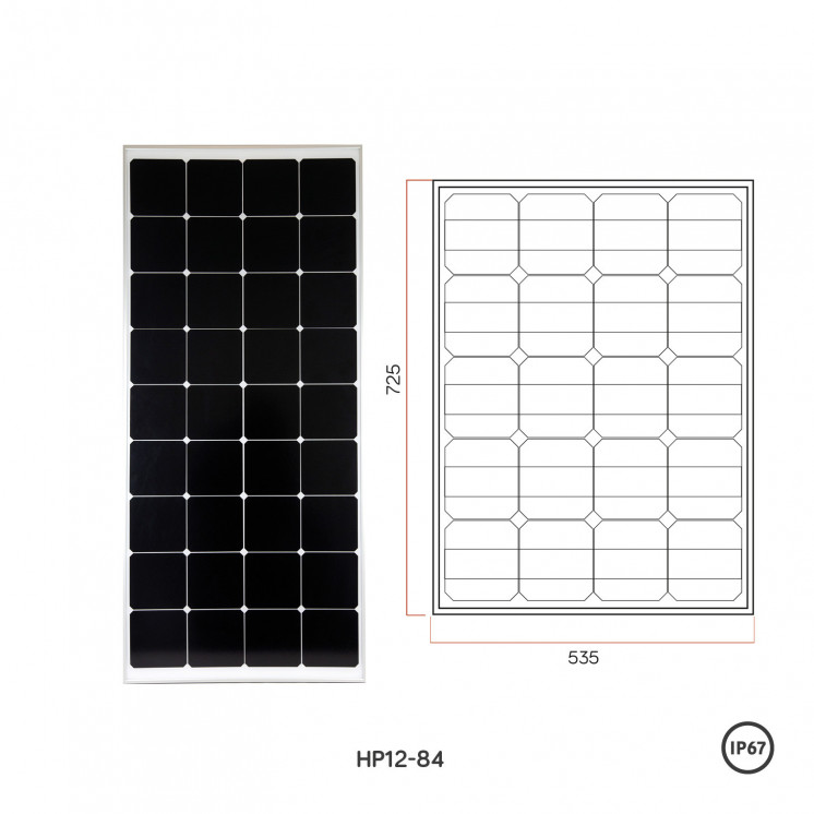 Panneau solaire rigide HP