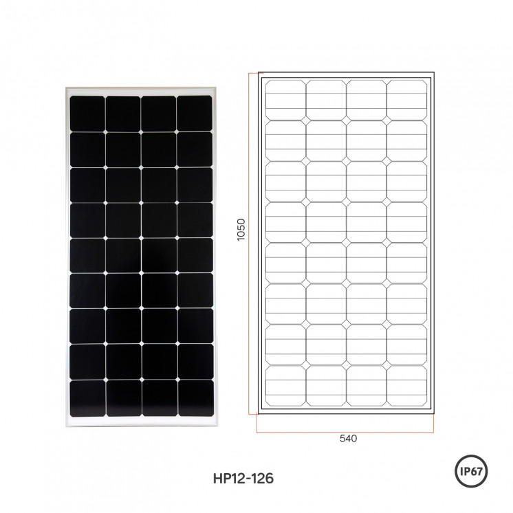 Panneau solaire rigide HP