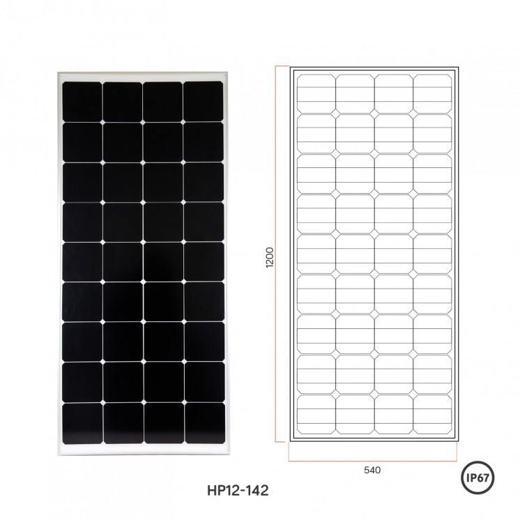 Panneau solaire rigide HP