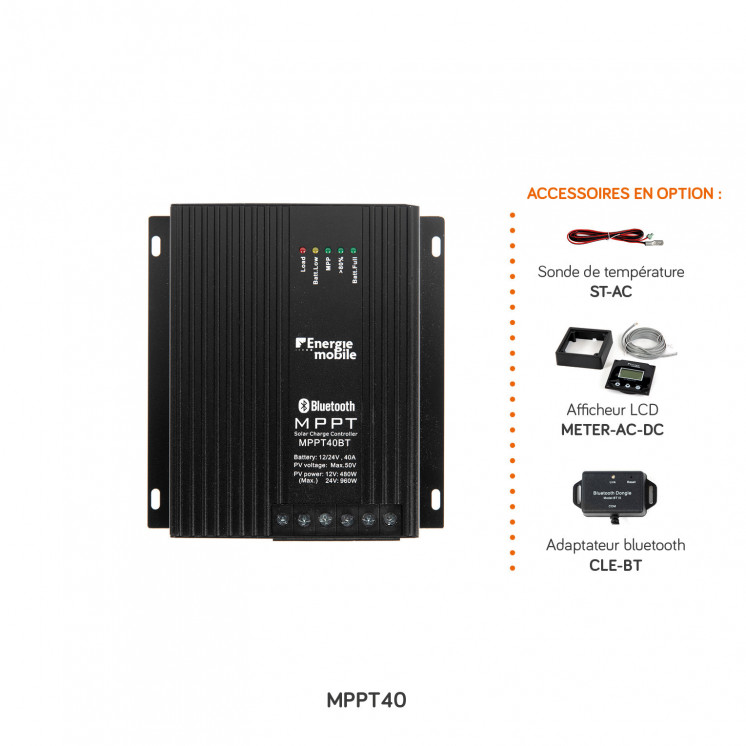 Régulateur solaire MPPT40