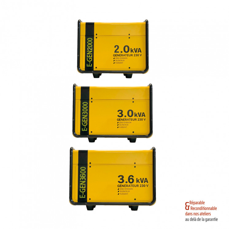 Générateur lithium E-GEN 2000W - 3000W - 3600W