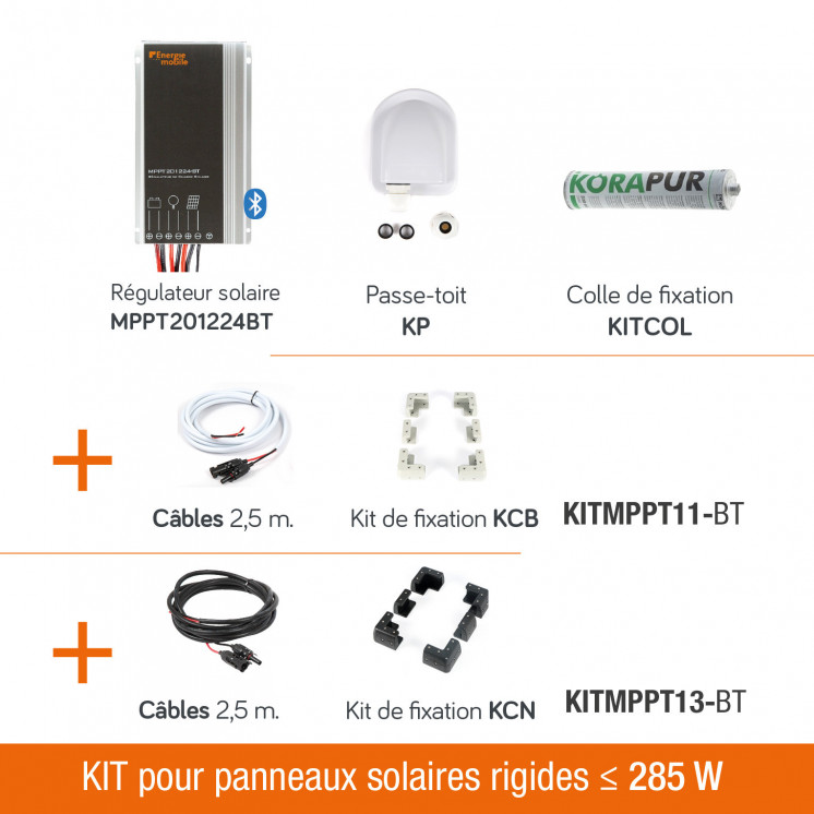 Kits pour panneaux solaires rigides